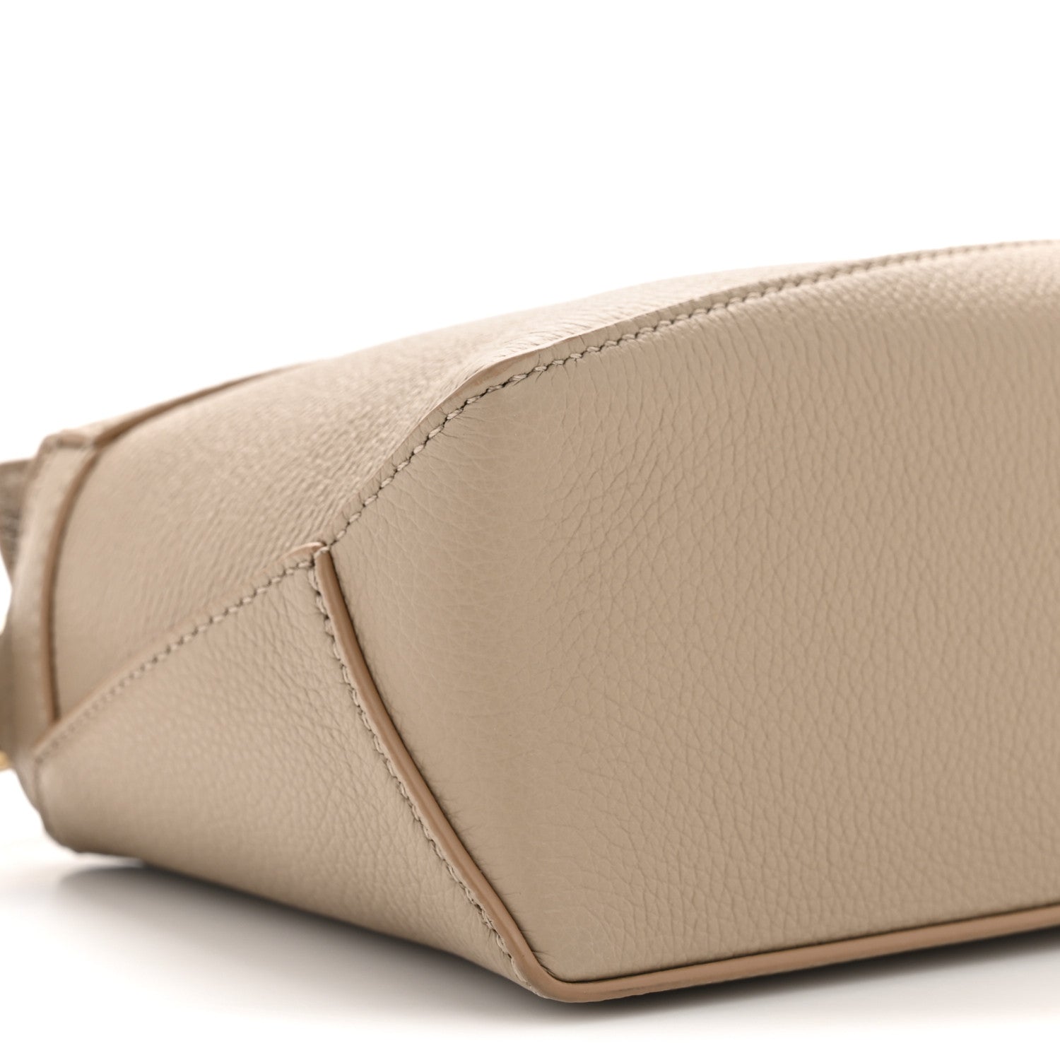 Loewe Soft Grained Calfskin Mini Puzzle Edge Bag Sand 9 of 10