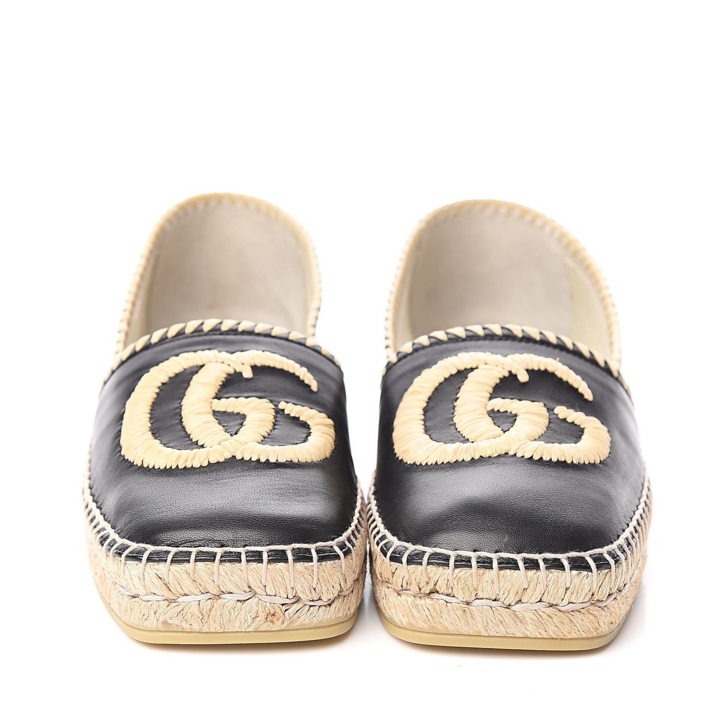 Nappa GG Marmont Espadrilles 36 Black