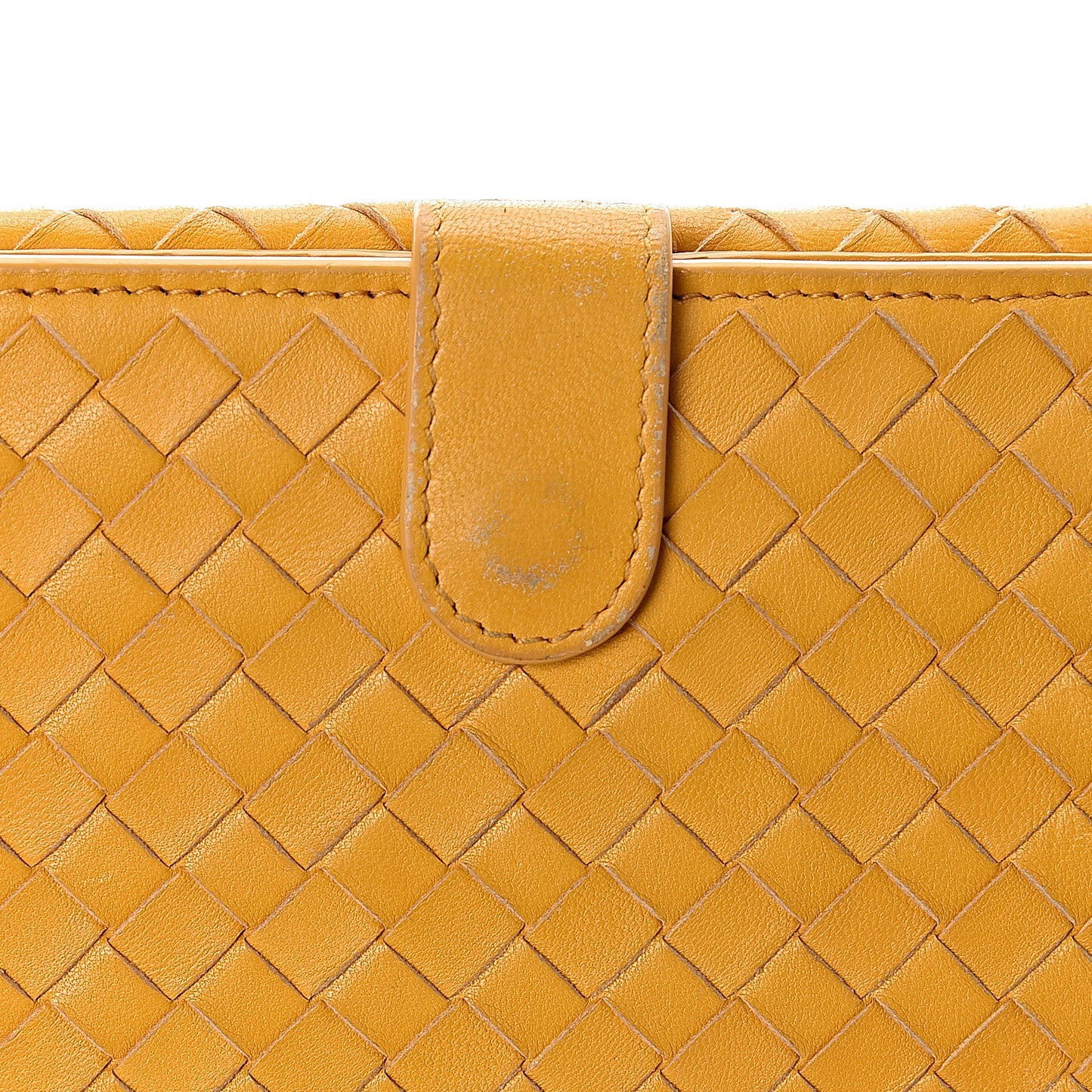 Nappa Intrecciato Continental Wallet Butterscotch