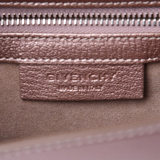 Metallic Calfskin Mini Pandora Box Chain Crossbody Bag Light Pink