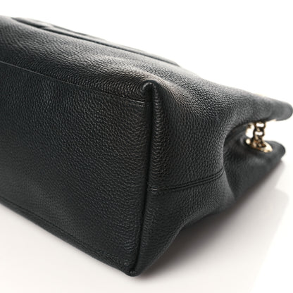 Gucci Pebbled Calfskin Medium Soho Chain Shoulder Bag Black 10 of 11