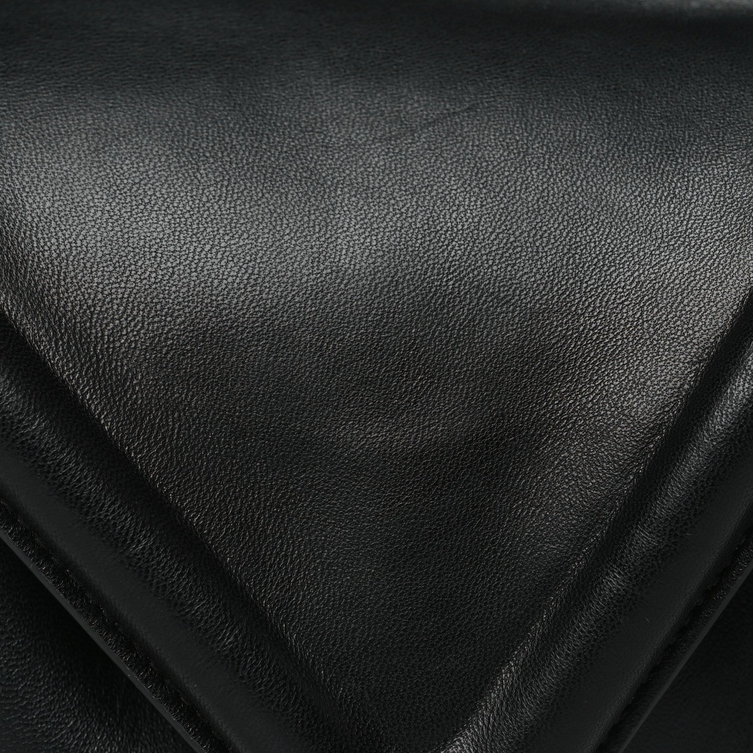 Bottega Veneta Lambskin Small Beak Triangle Flap Shoulder Bag Black 7 of 10