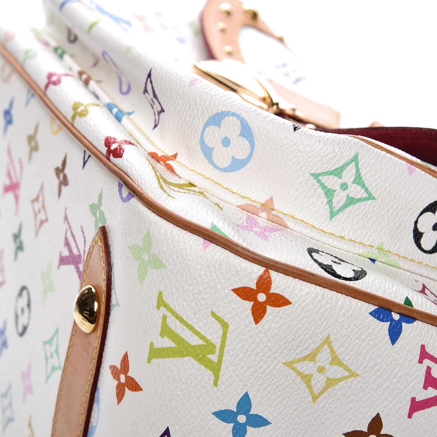 Louis Vuitton Monogram Multicolor Rita White 14 of 16