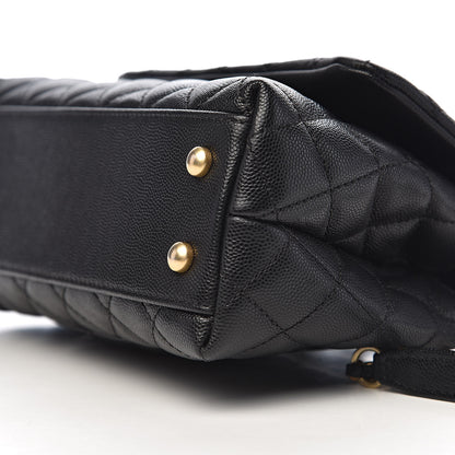 Chanel Caviar Quilted Mini Coco Handle Flap Black 9 of 11
