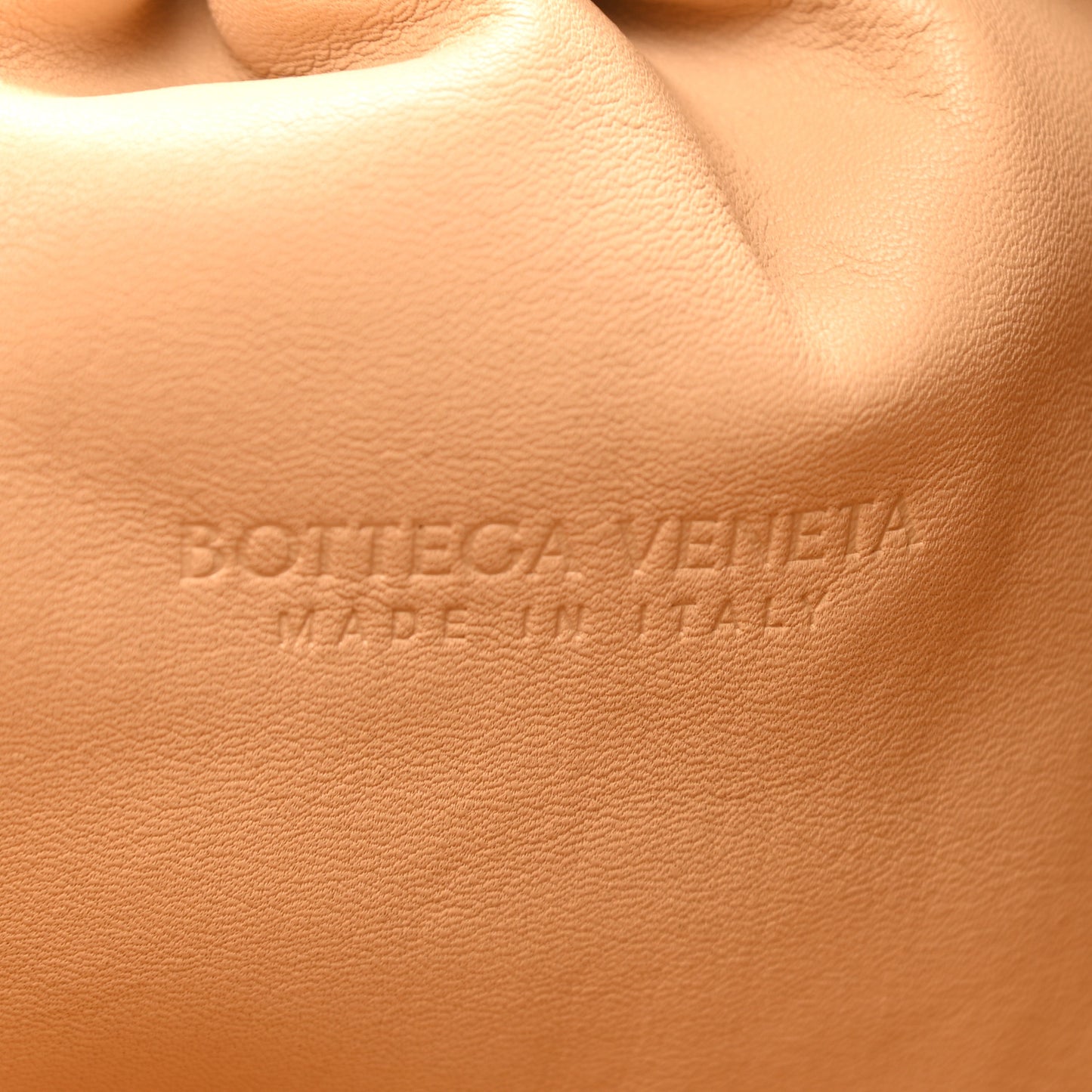 Smooth Butter Calf The Pouch Oversized Clutch Nude