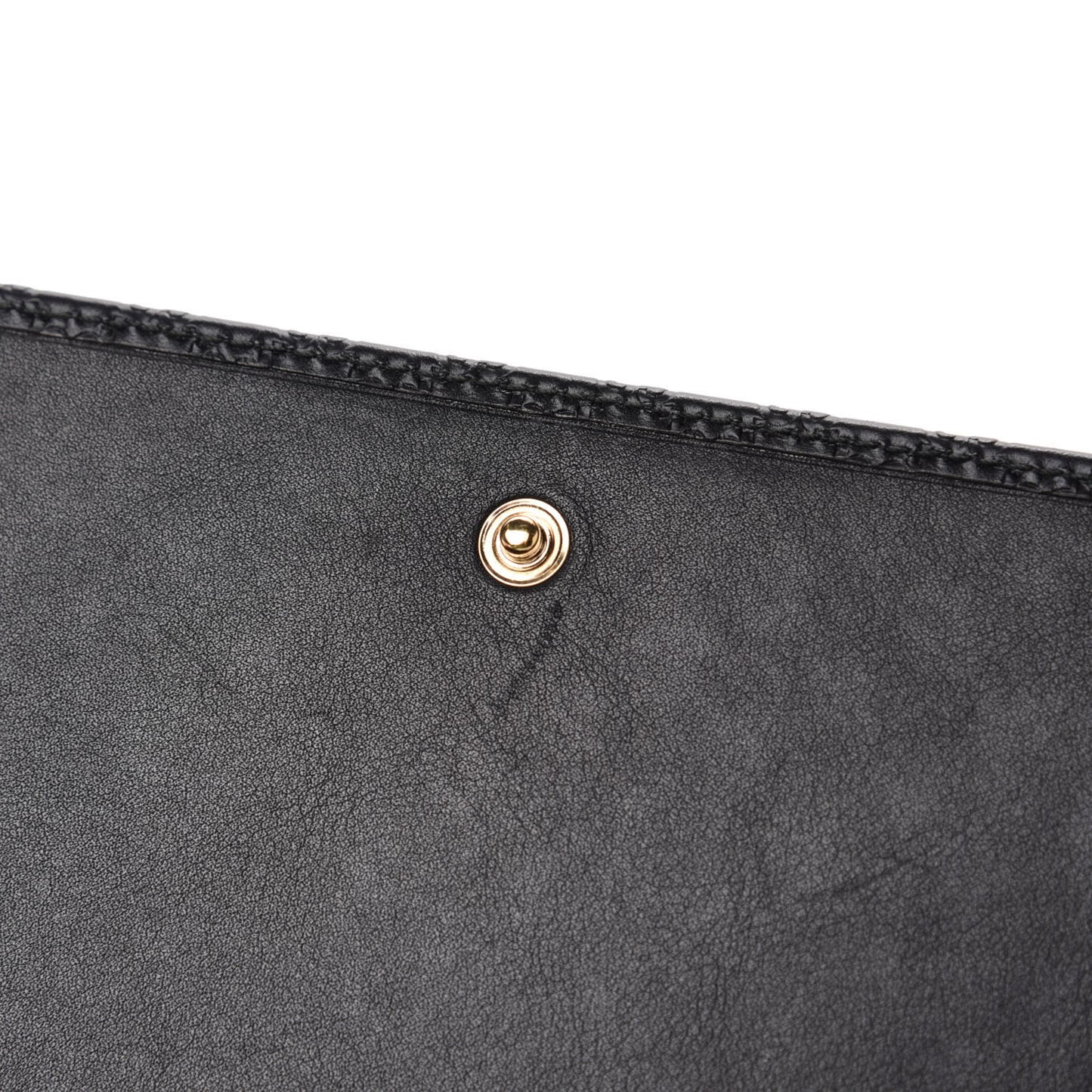 Microguccissima Crossbody Wallet Black