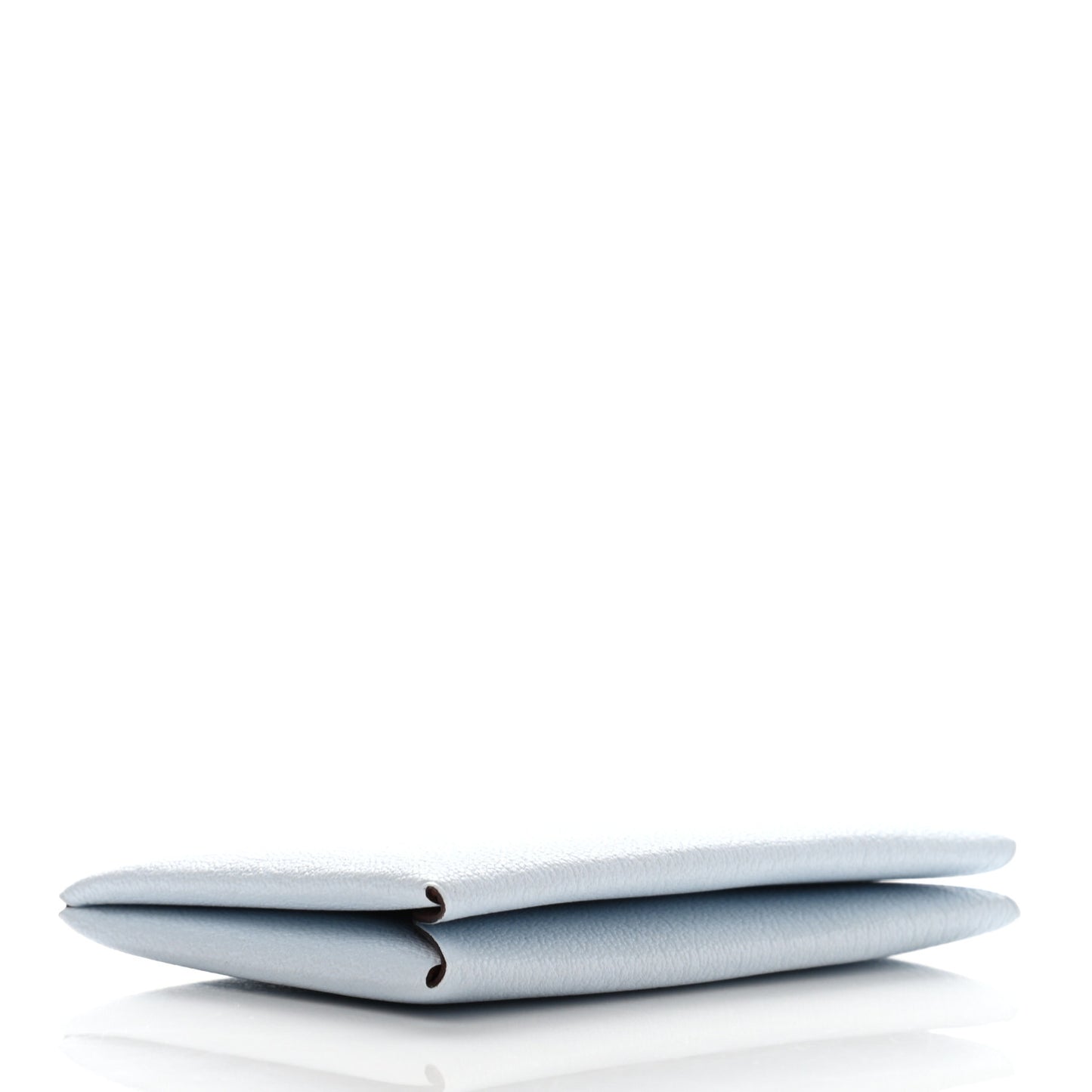 Chevre Mysore Verso Calvi Card Case Bleu Brume Brique