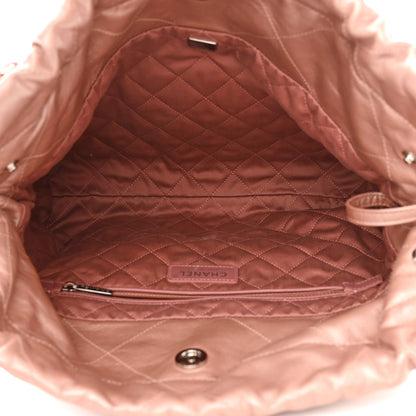 Chanel Metallic Calfskin Quilted Small Chanel 22 Pink 6 of 12