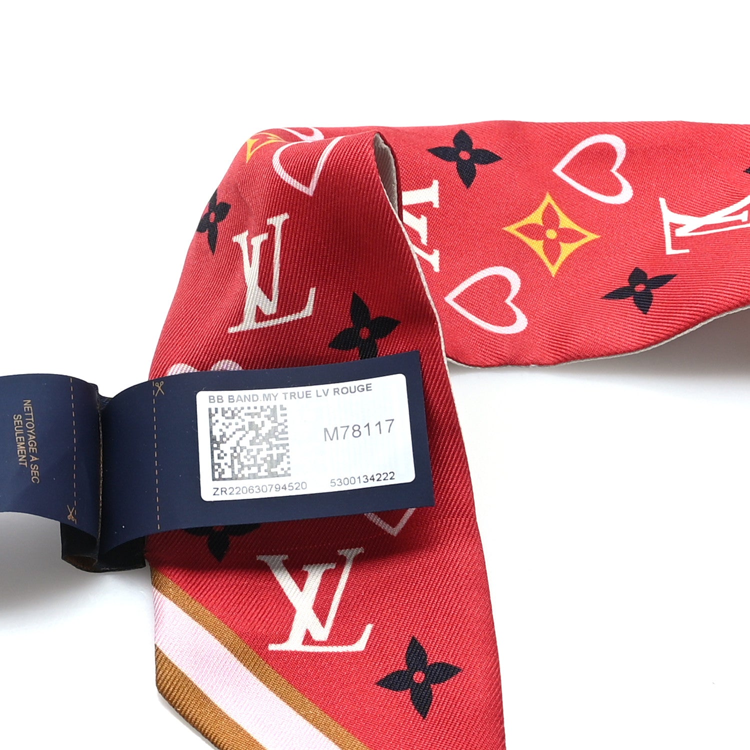Louis Vuitton Silk My True LV BB Bandeau Red 3 of 4