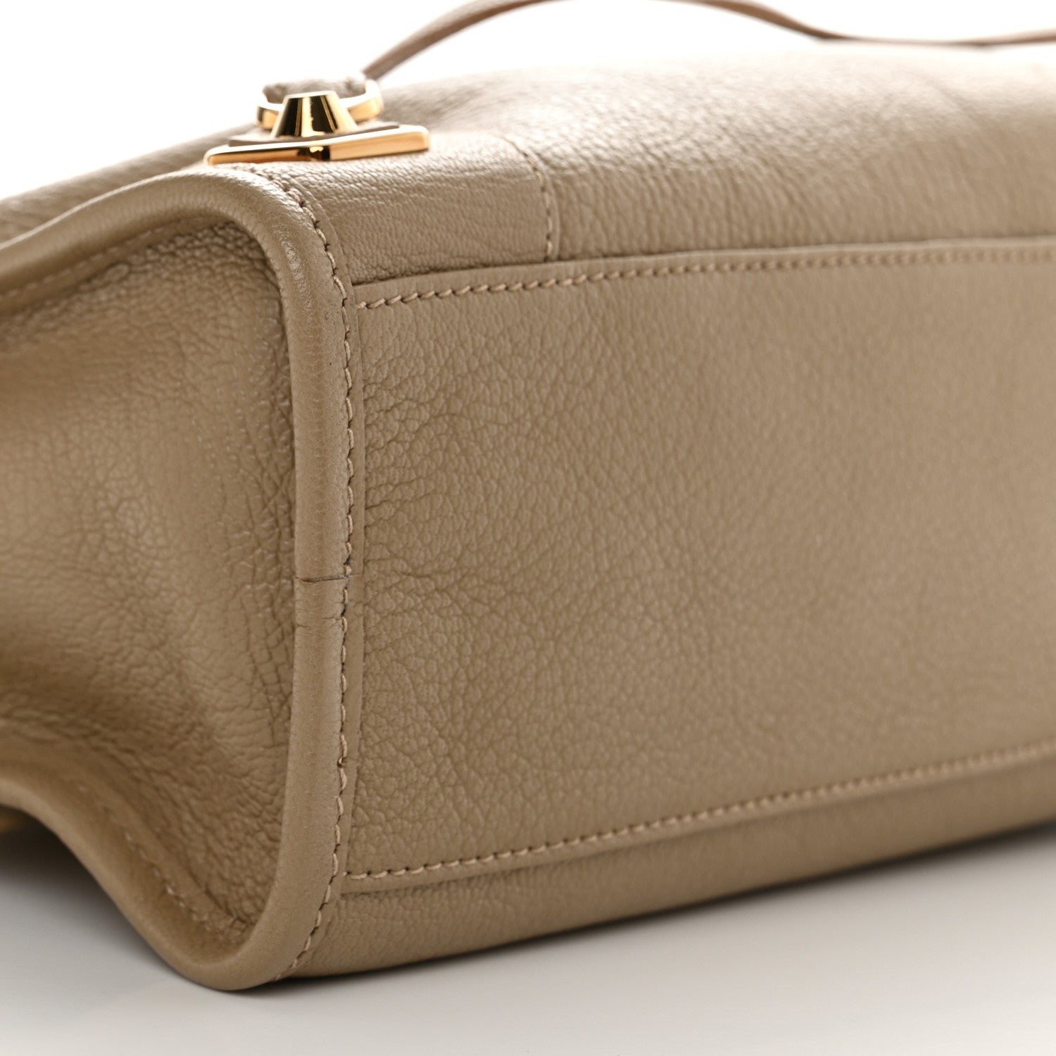 Balenciaga Chevre Gold Metallic Edge Hardware S City Beige Latte 9 of 10