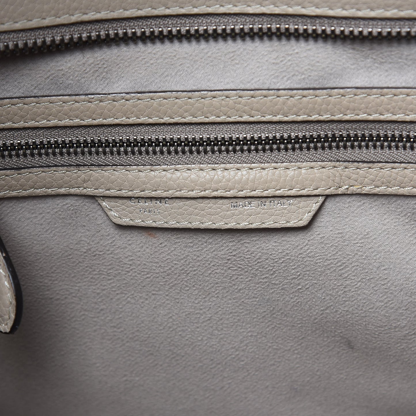 Drummed Calfskin Mini Luggage Dune
