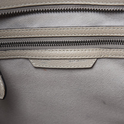 Celine Drummed Calfskin Mini Luggage Dune 6 of 21