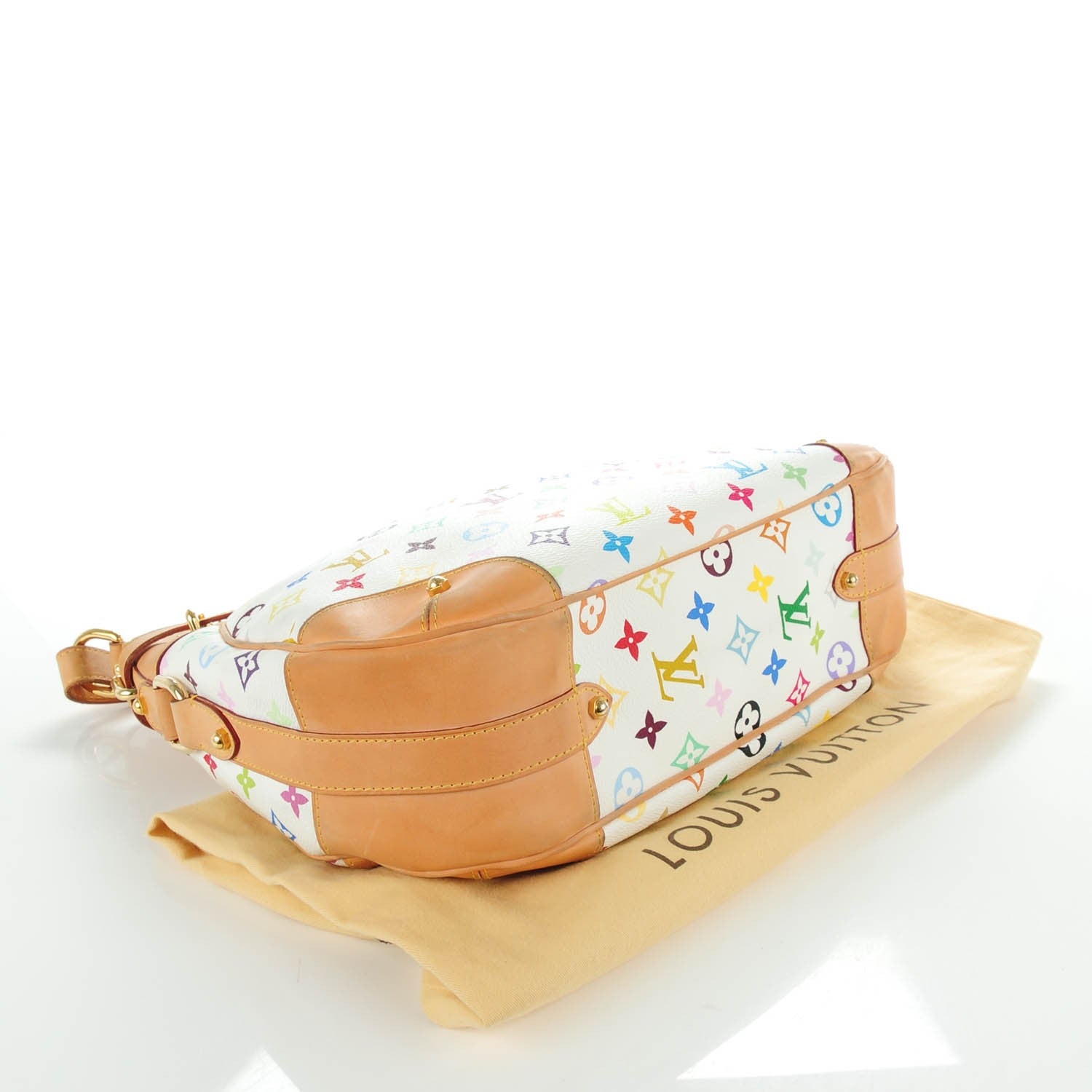 Louis Vuitton Monogram Multicolor Greta White 4 of 7