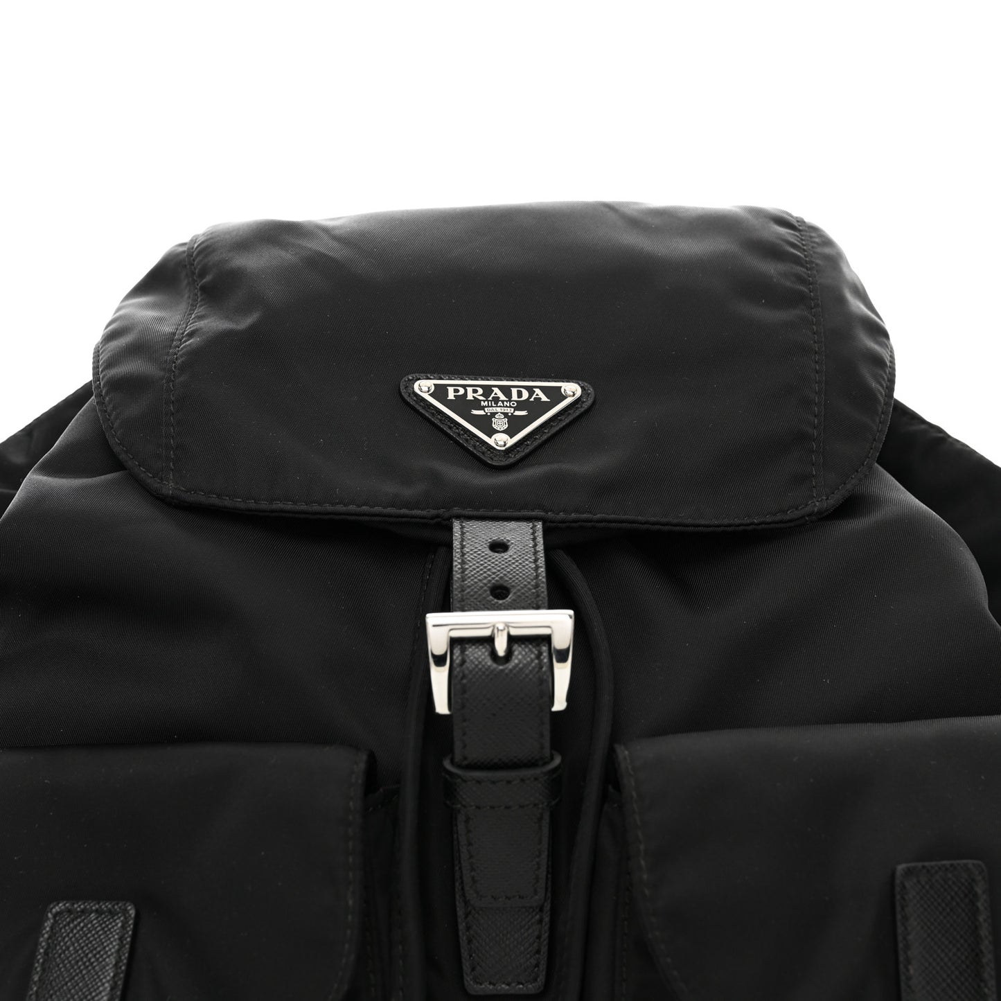 Nylon Vela Medium Backpack Black