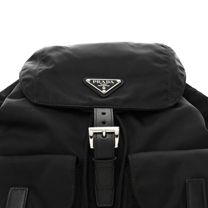 Prada Nylon Vela Medium Backpack Black 6 of 9