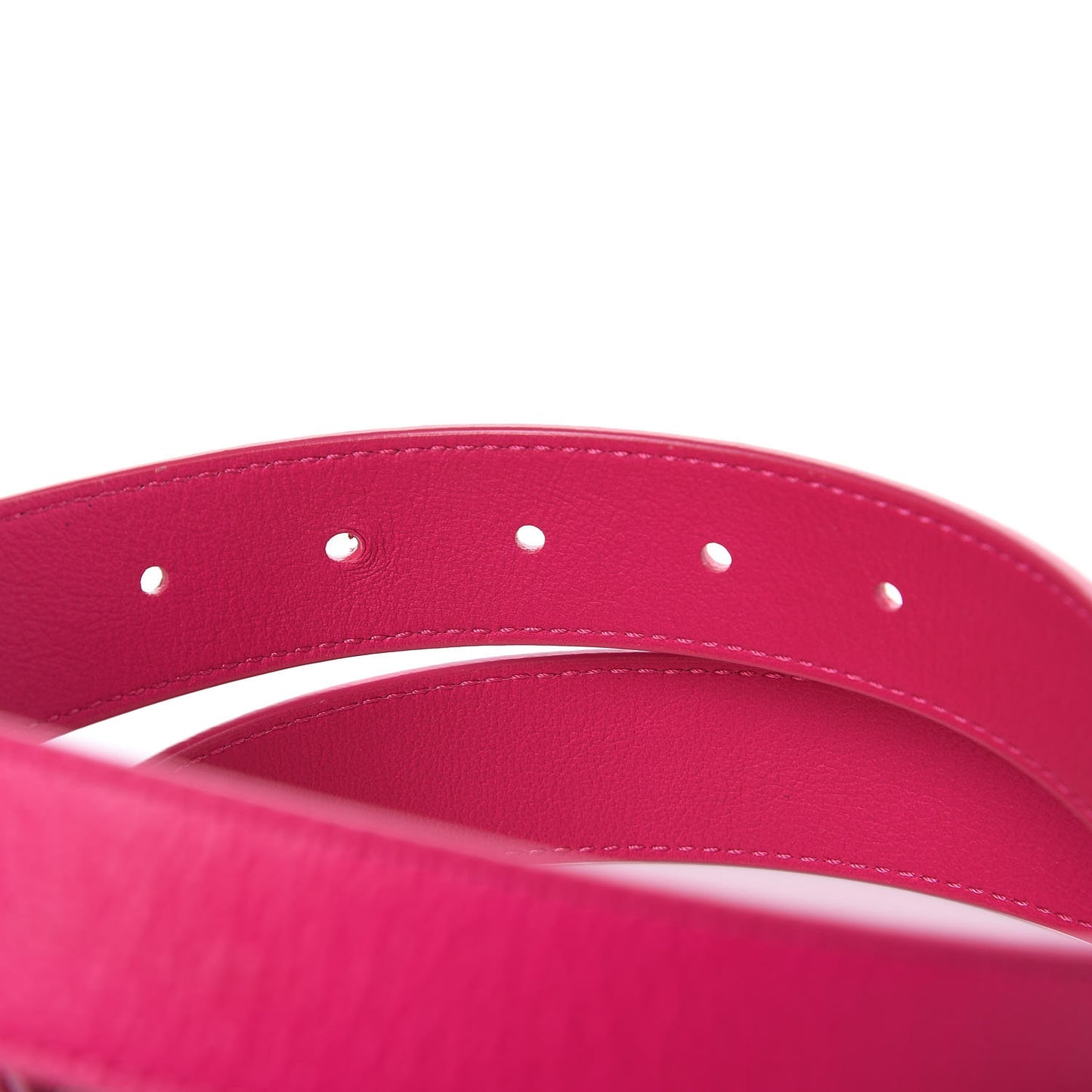 Taurillon Calfskin Essential V 30mm Belt 85 34 Fuchsia