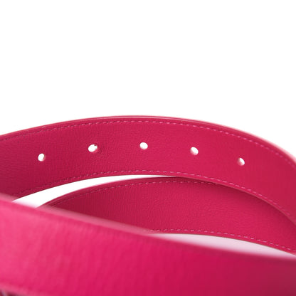 Louis Vuitton Taurillon Calfskin Essential V 30mm Belt 85 34 Fuchsia 4 of 8