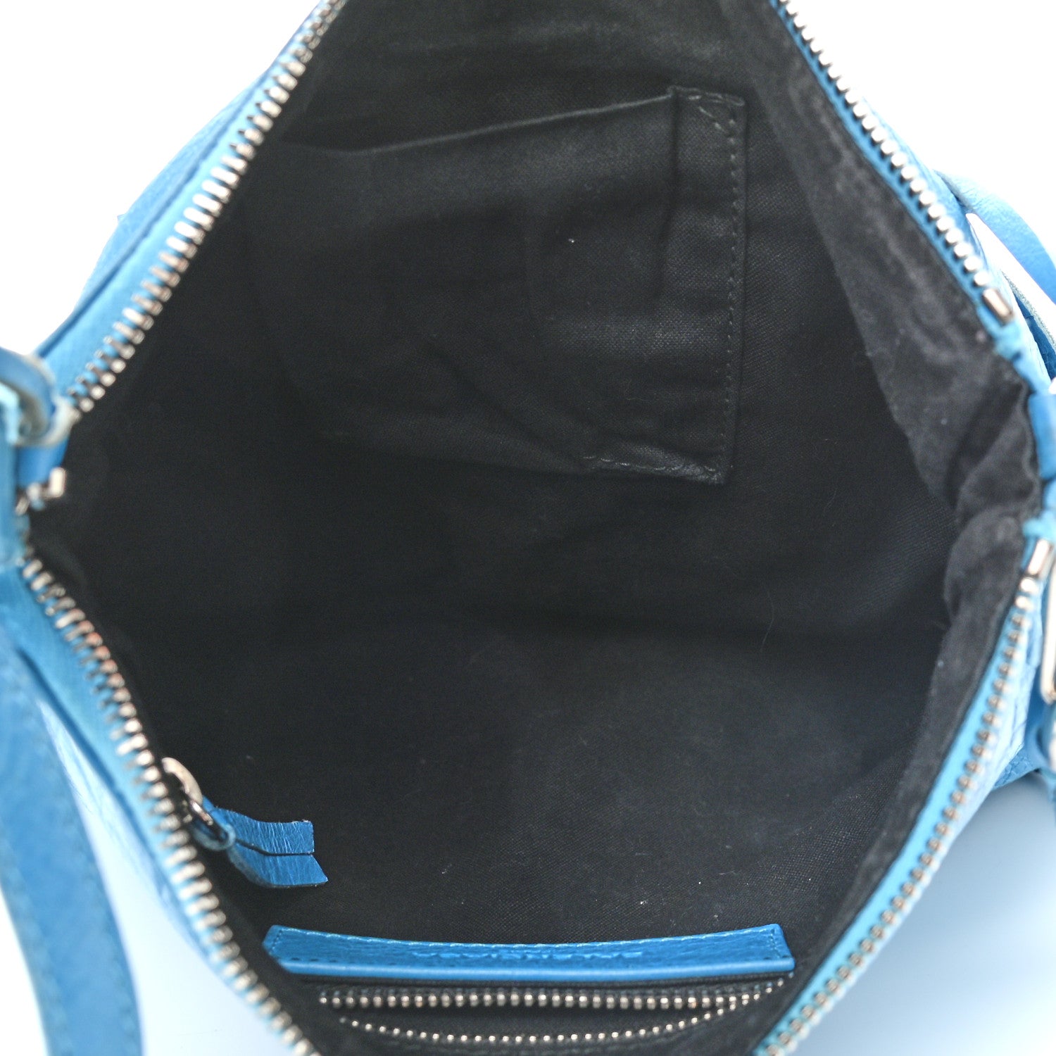 Balenciaga Agneau Classic Hardware Flat Crossbody Bleu Azur Clair 6 of 11