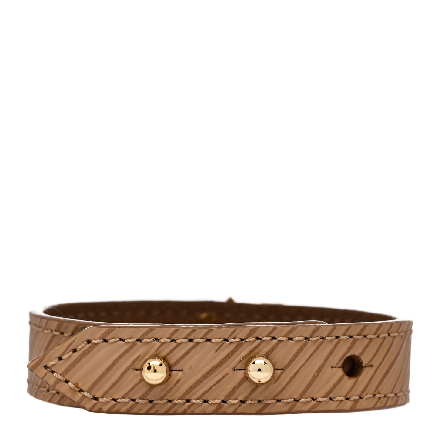 Epi Twist It Bracelet 17 Camel