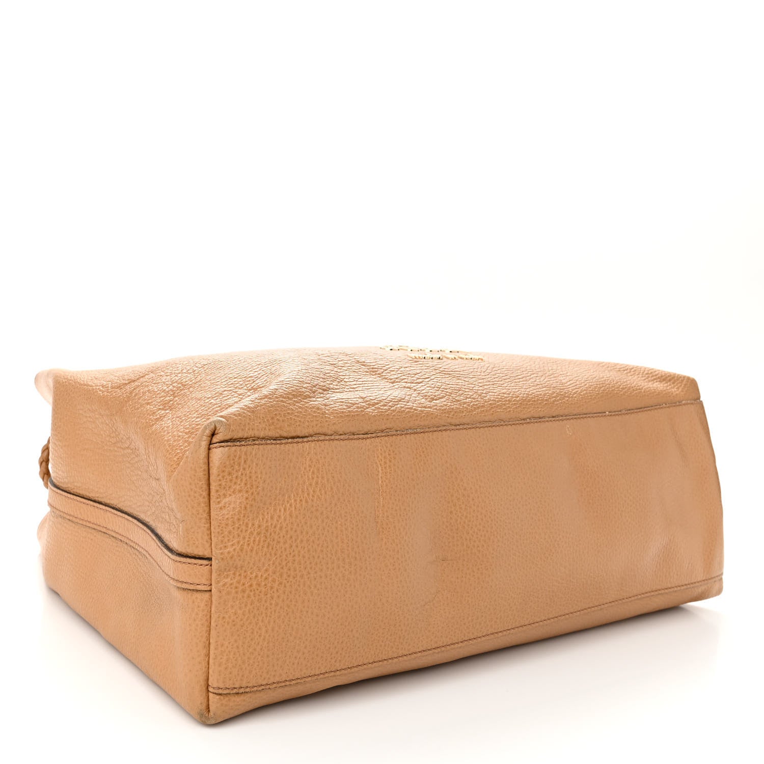 Gucci Calfskin Large Gifford Braided Handle Tote Camel 4 of 16