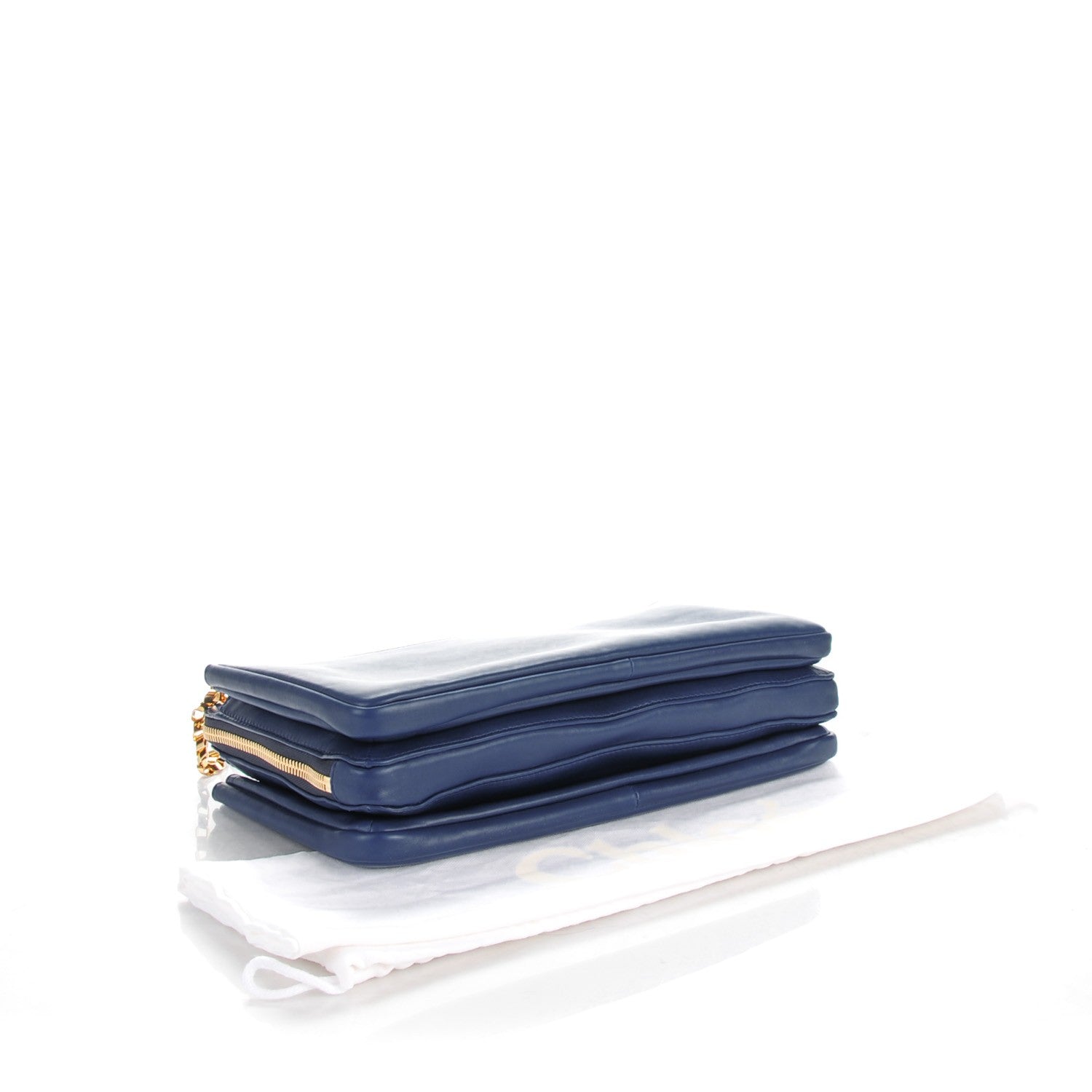 Chloe Calfskin Lucy Shoulder Bag Royal Navy 4 of 7