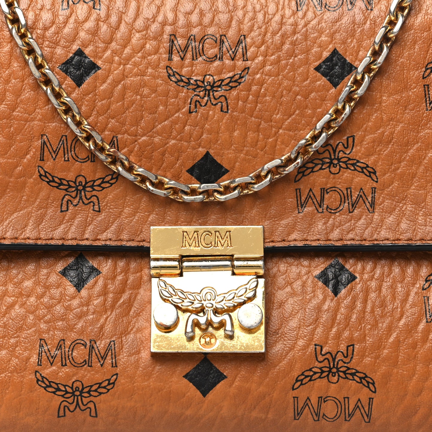 Visetos Small Millie Crossbody Bag Cognac