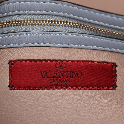 Valentino Garavani Nappa Rockstud Wristlet Clutch London Stone 8 of 8