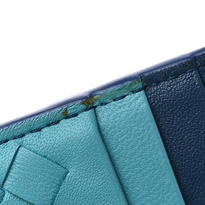 Bottega Veneta Nappa Intrecciato Card Holder Navy Multicolor 7 of 7