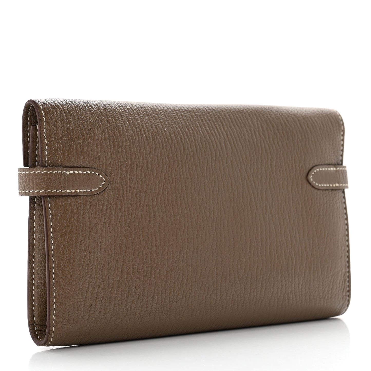Chevre Mysore Kelly Longue Wallet Etoupe