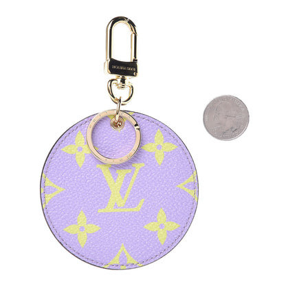 Louis Vuitton Monogram Giant Bag Charm Key Holder Pink Lilac 2 of 4