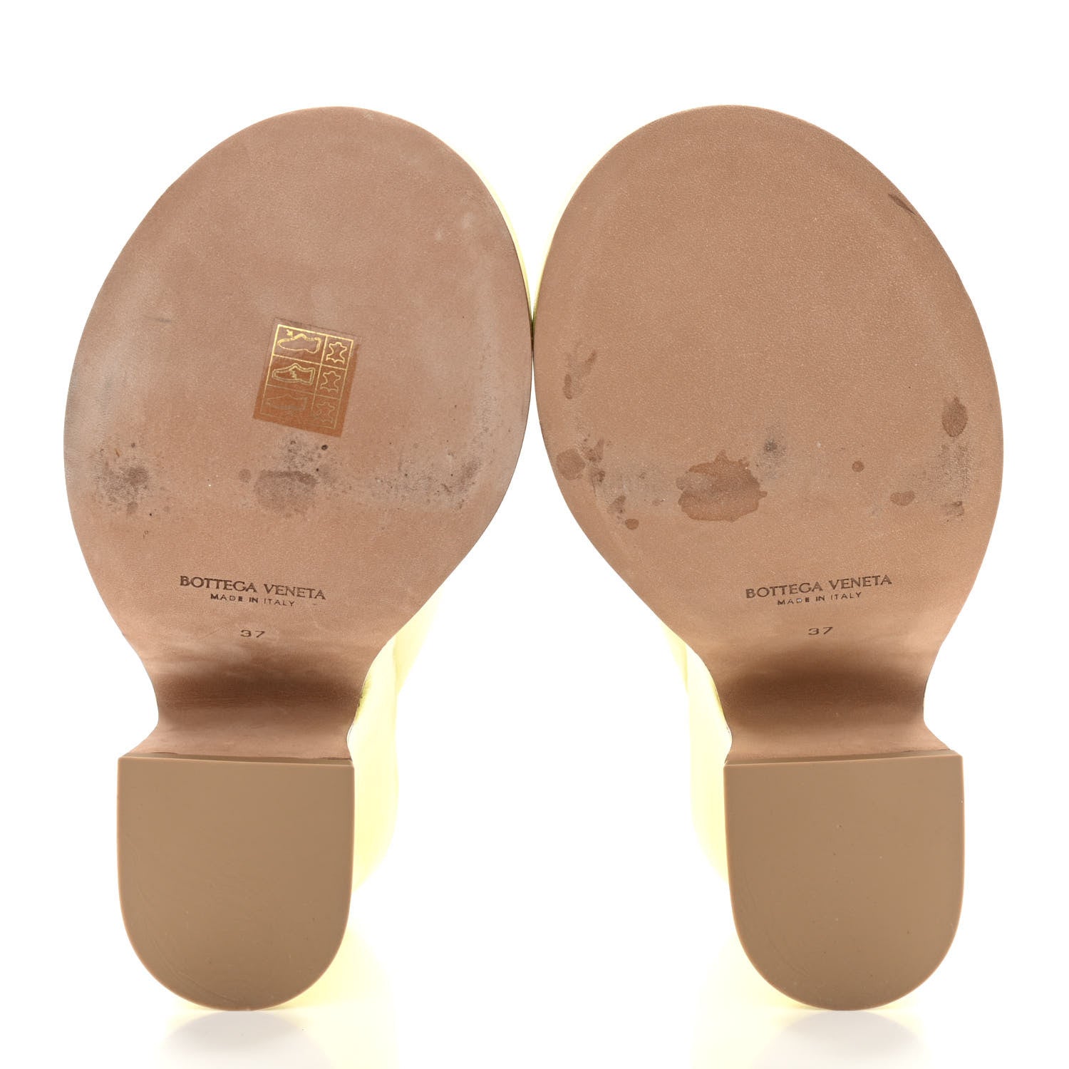 Bottega Veneta Nappa Slide Platform 115 Wedge Sandals 37 Seagrass 5 of 7