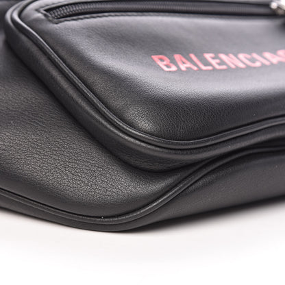Balenciaga Calfskin Everyday Logo Belt Bag Black 9 of 10