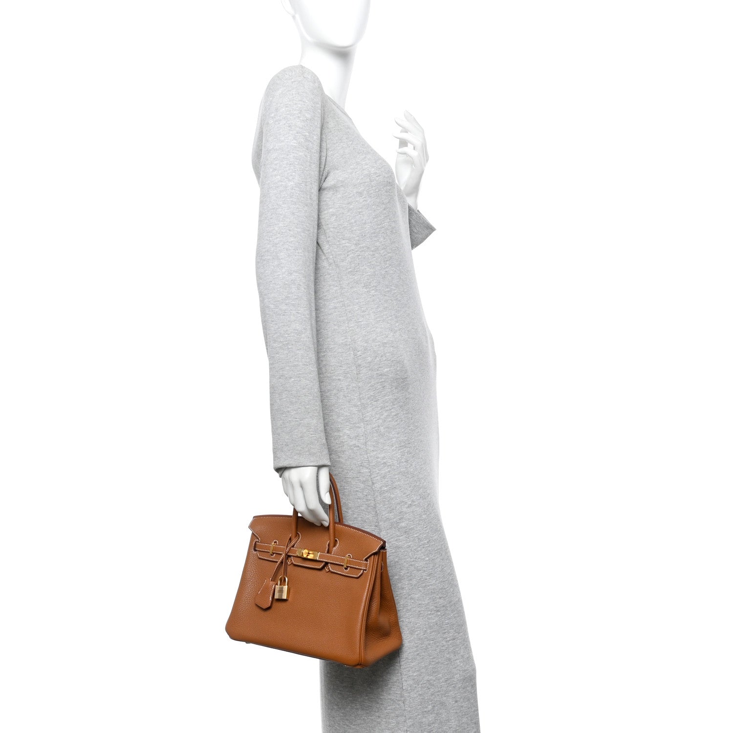 Hermes Togo Birkin 25 Gold 2 of 11