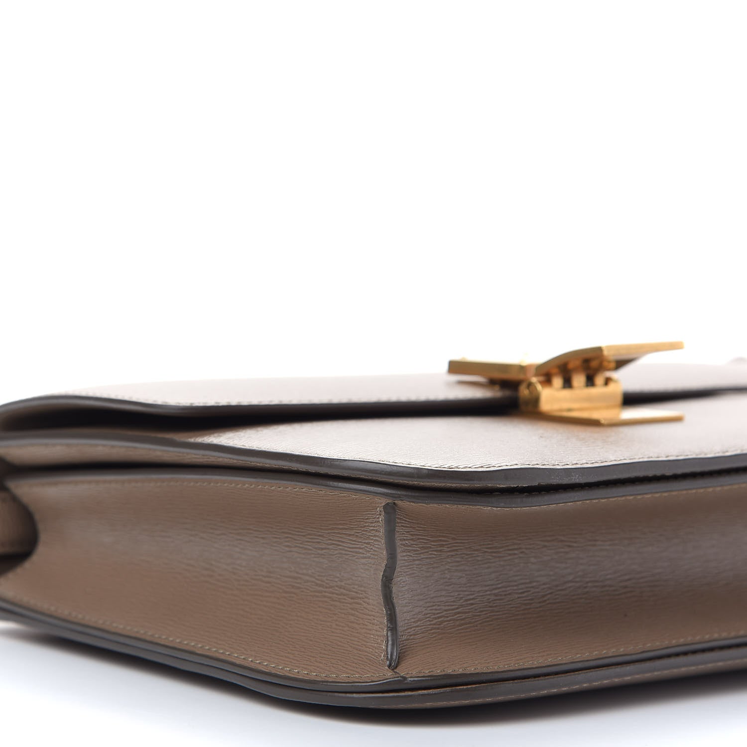 Celine Liege Calfskin Medium Classic Box Flap Bag Taupe 8 of 9