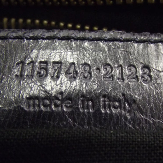 Balenciaga Chevre City Navy 8 of 13