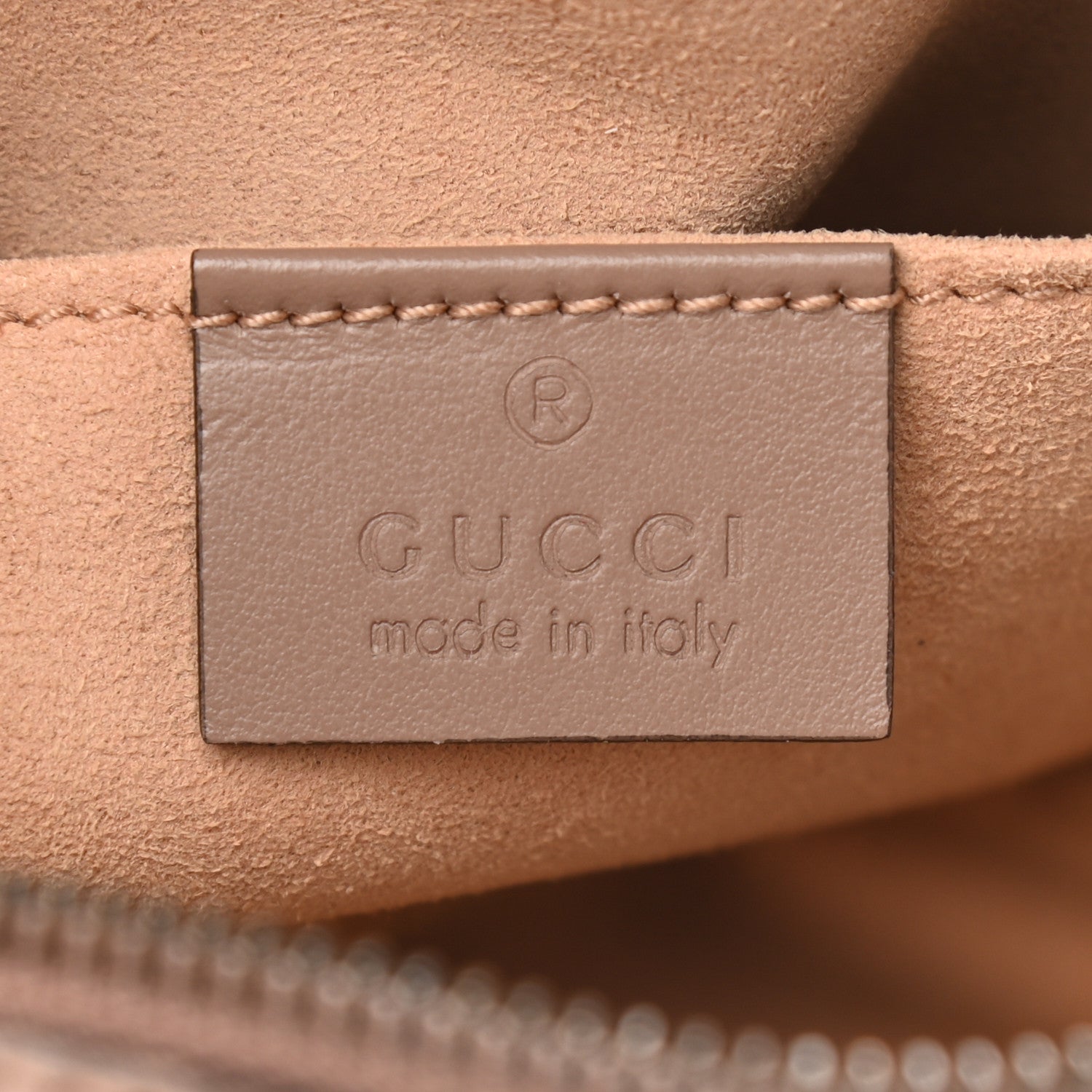 Gucci Calfskin Matelasse Mini GG Marmont Chain Shoulder Bag Porcelain Rose 6 of 9