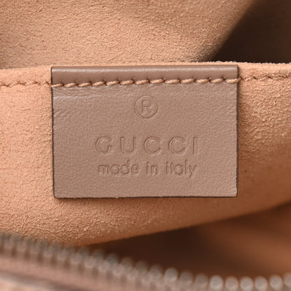 Gucci Calfskin Matelasse Mini GG Marmont Chain Shoulder Bag Porcelain Rose 6 of 9