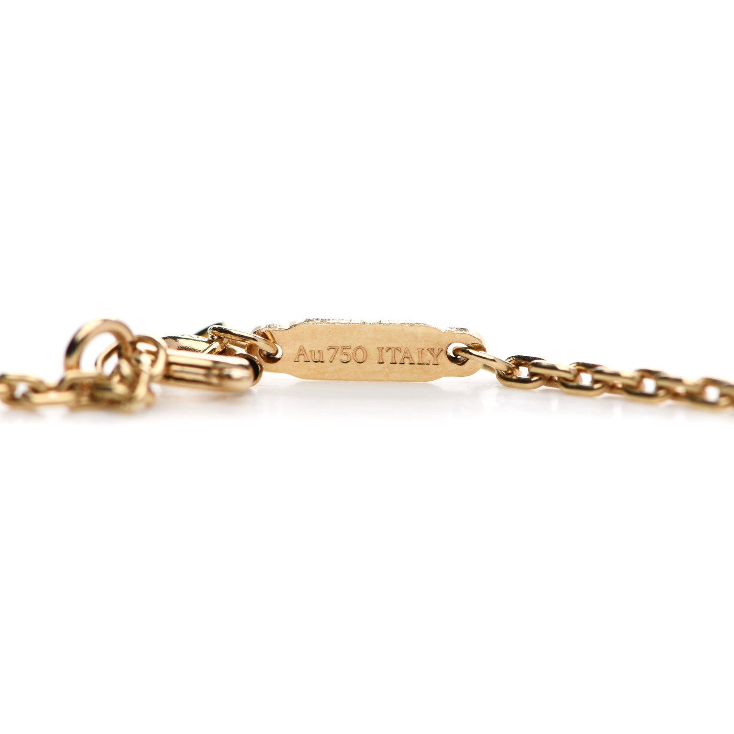 Tiffany 18K Yellow Gold HardWear Link Pendant Necklace 6 of 7