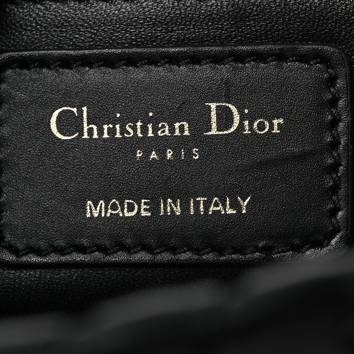 Christian Dior Calfskin Braided 30 Montaigne Chain Flap Bag Black 6 of 16