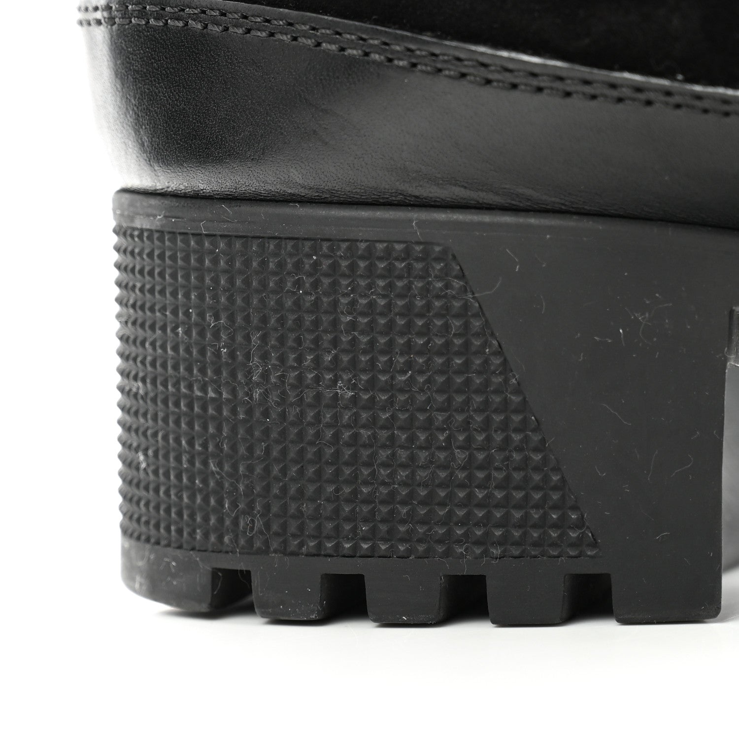 Louis Vuitton Suede Calfskin Monogram LV Black Heart Laureate Platform Desert Boots 41 Black 10 of 13