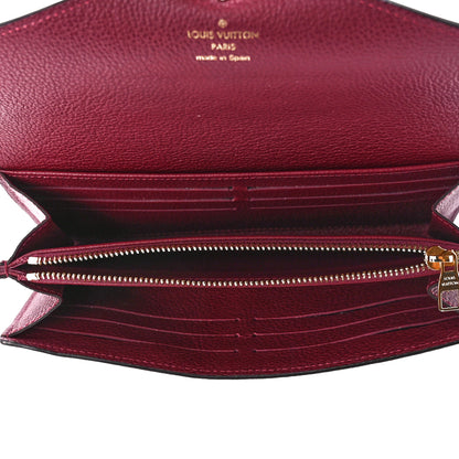 Louis Vuitton Empreinte Sarah Wallet Raisin 5 of 11