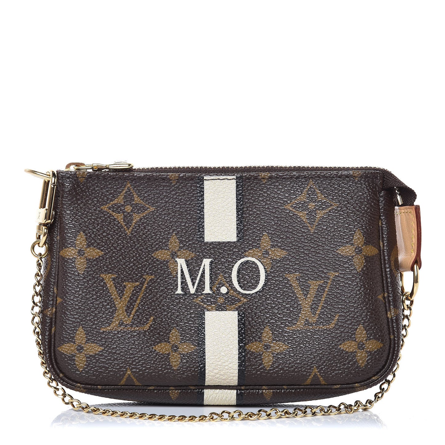 Monogram My LV Heritage Mini Pochette Accessories Ivory Black