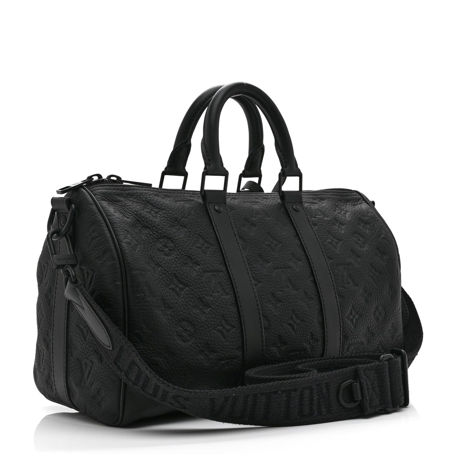 Monogram Taurillon Keepall Bandouliere 35 Black