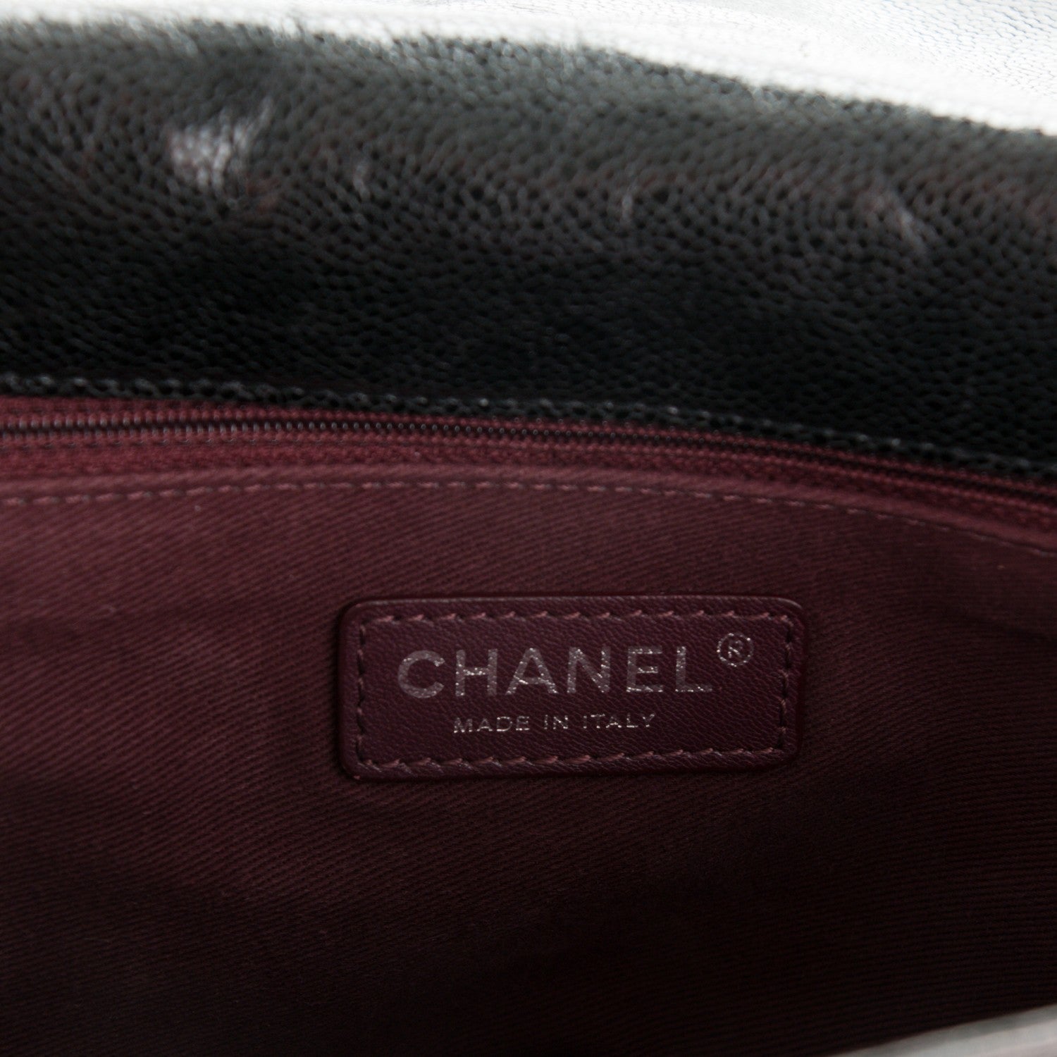Chanel Crumpled Grained Calfskin Jumbo CC Crave Flap Black 8 of 9