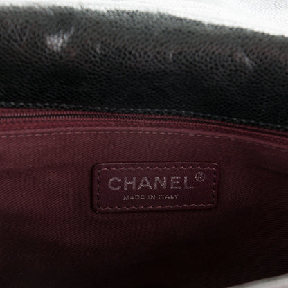Chanel Crumpled Grained Calfskin Jumbo CC Crave Flap Black 8 of 9