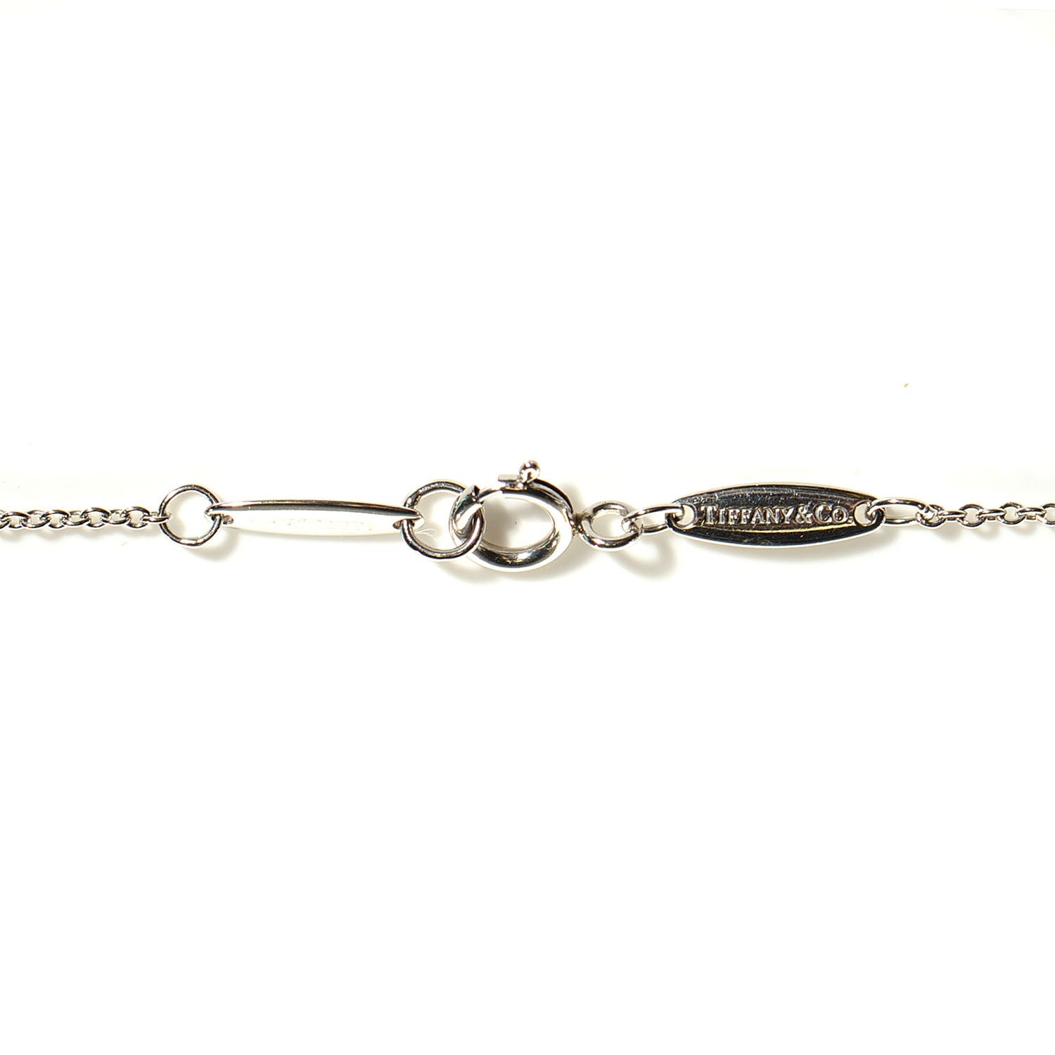 Tiffany Platinum Pear Shape .65ctw Diamonds By The Yard Necklace 3 of 7