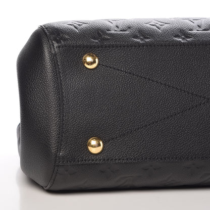 Louis Vuitton Empreinte Montaigne MM Black 9 of 10