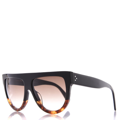Celine Shadow Sunglasses CL 41026/S Black Havana 1 of 7