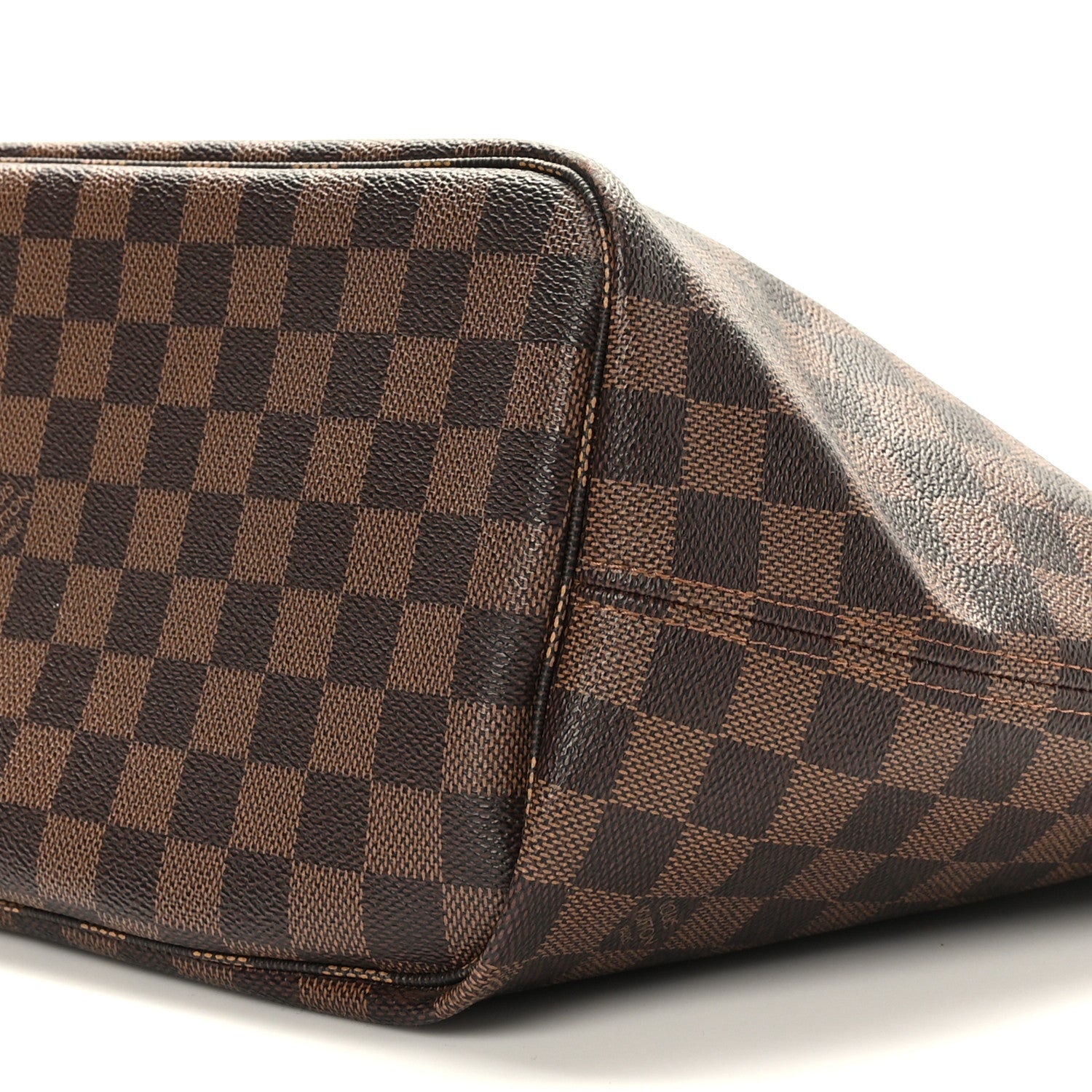 Louis Vuitton Damier Ebene Neo Neverfull MM Rose Ballerine 8 of 9