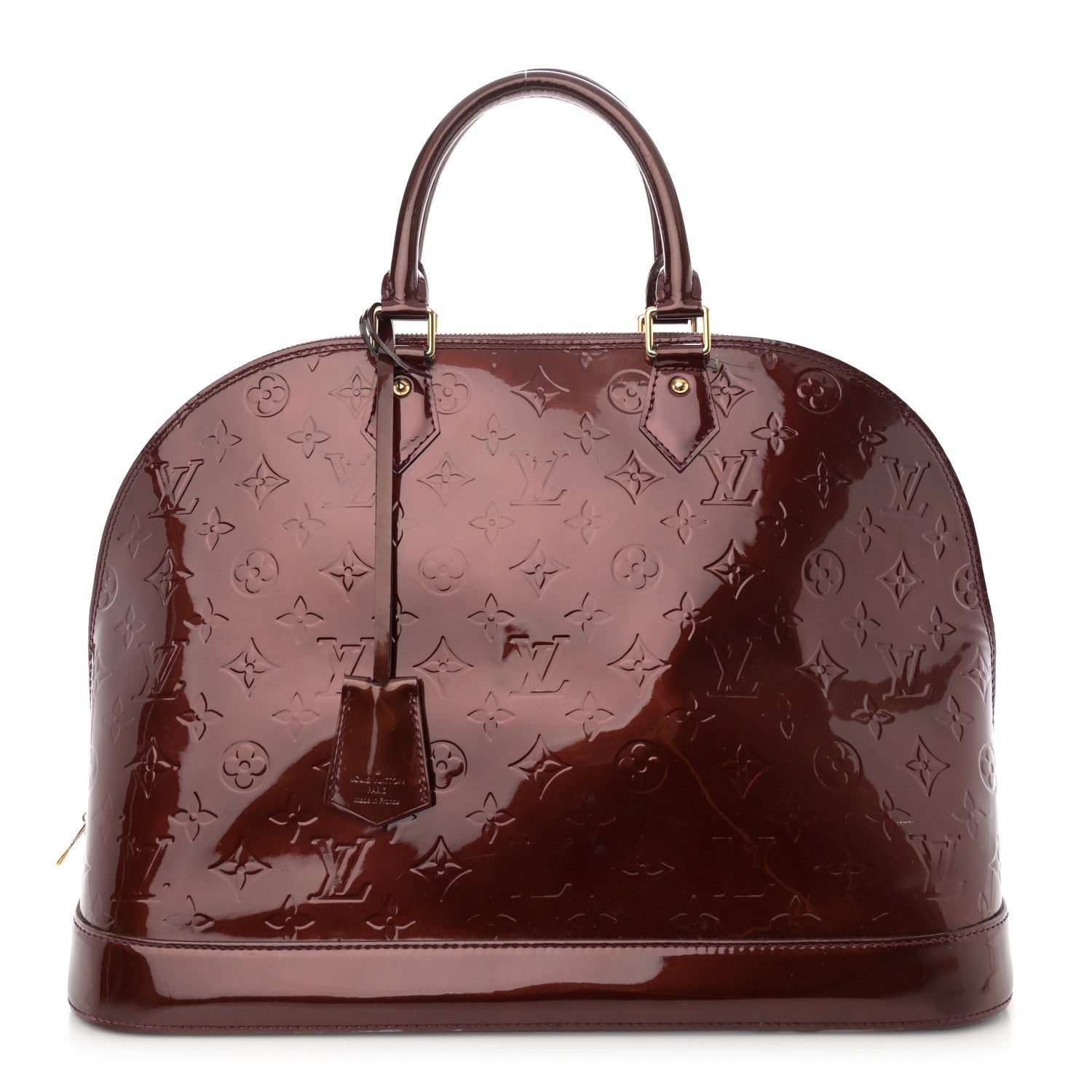 Louis Vuitton Vernis Alma MM Rouge Fauviste 1 of 11